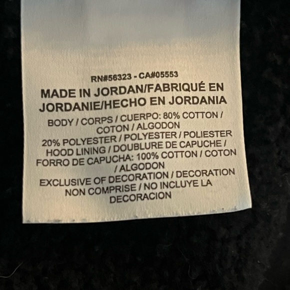 Youth Large Black Hoodie Nike sweatshirt - Picture 4 of 5